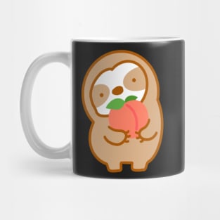 Cute Peach Sloth Mug